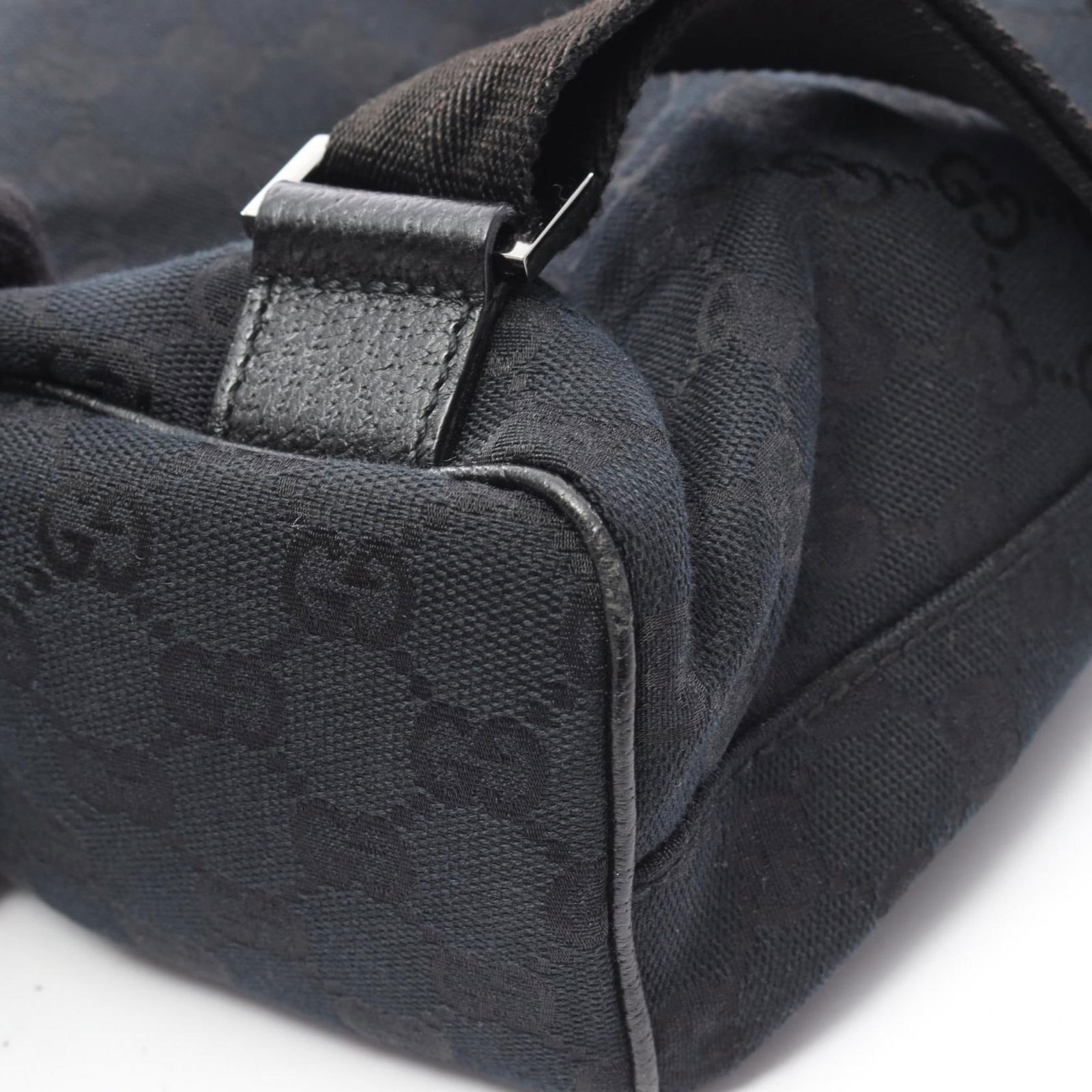 Gucci Canvas Leather Backpack - 10