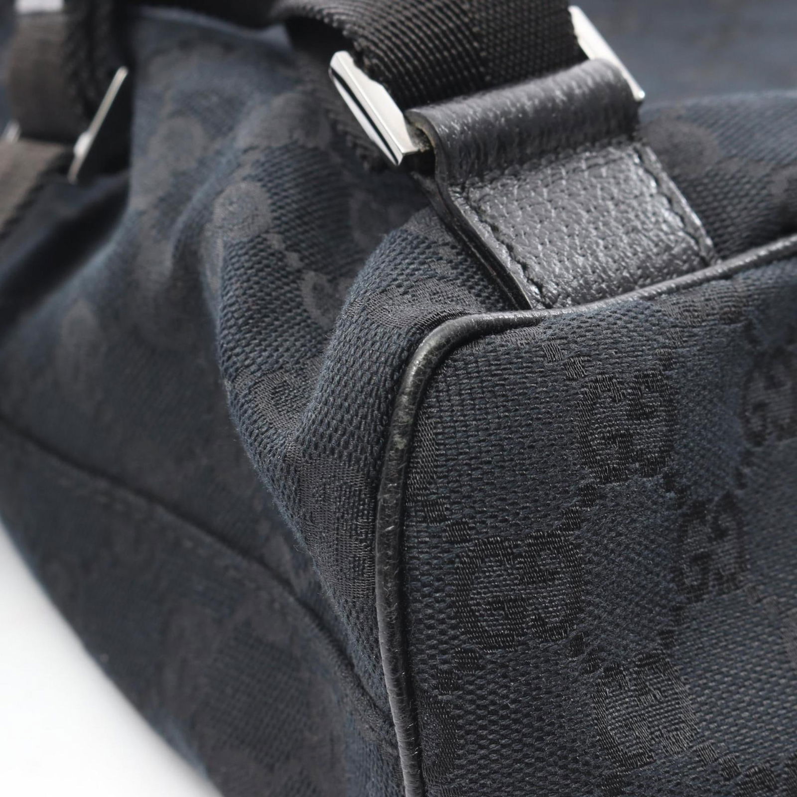 Gucci Canvas Leather Backpack - 9