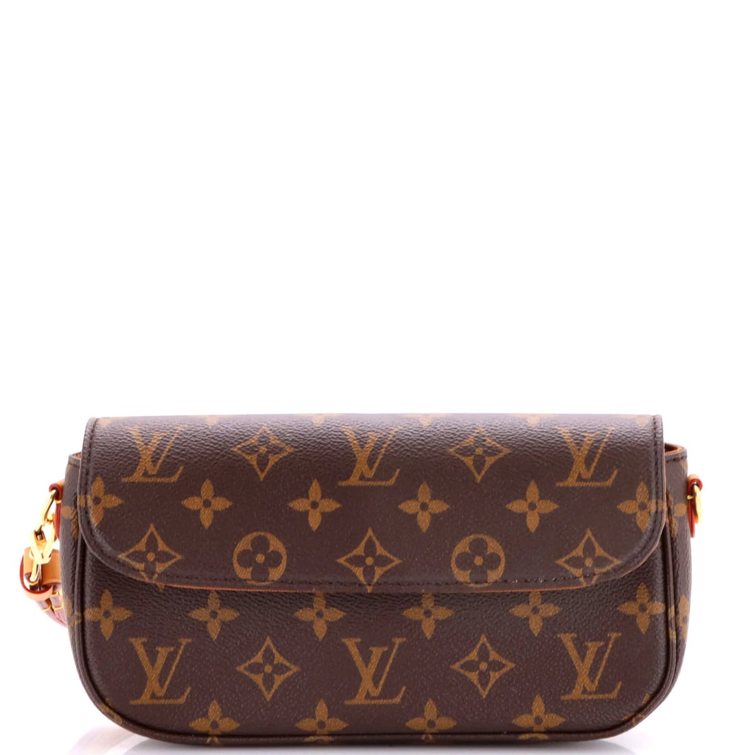 Louis Vuitton Monogram Canvas Ivy Wallet with Chain: Louis Vuitton Monogram Canvas Ivy Wallet with Chain Elevate your everyday style with the iconic Louis Vuitton Monogram Canvas Ivy Wallet on Chain, boasting the signature brown canvas exterior and