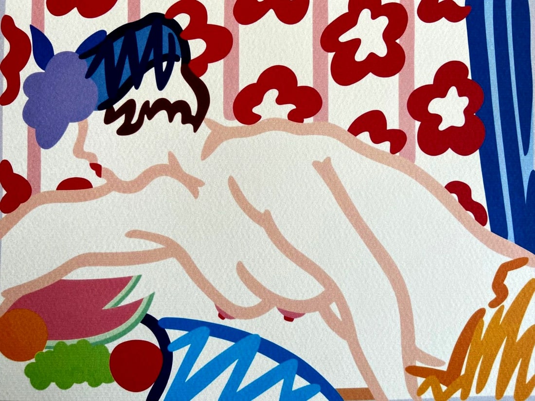 Numbered Tom Wesselmann Lithograph Op - 3