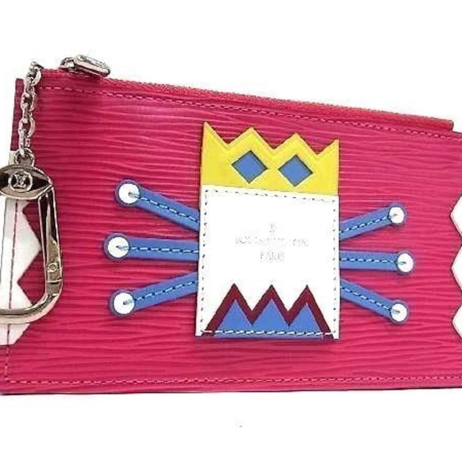 Louis Vuitton Coin Purse/ Case Leather: Louis Vuitton Coin Purse/ Case Leather A stunning Louis Vuitton coin purse in soft pink Pivoine leather, crafted with impeccable attention to detail and timeless elegance. This beautifully worn-in