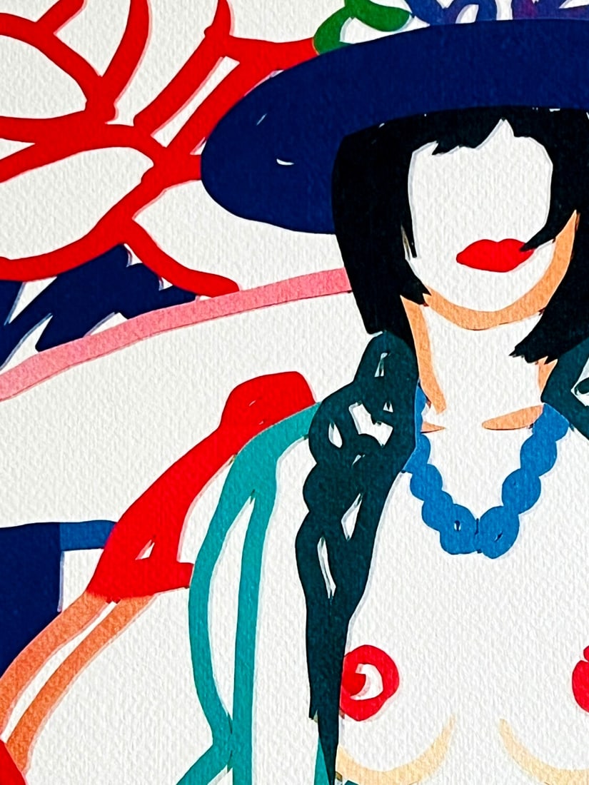 Numbered Tom Wesselmann Lithograph Handmade Op - 4