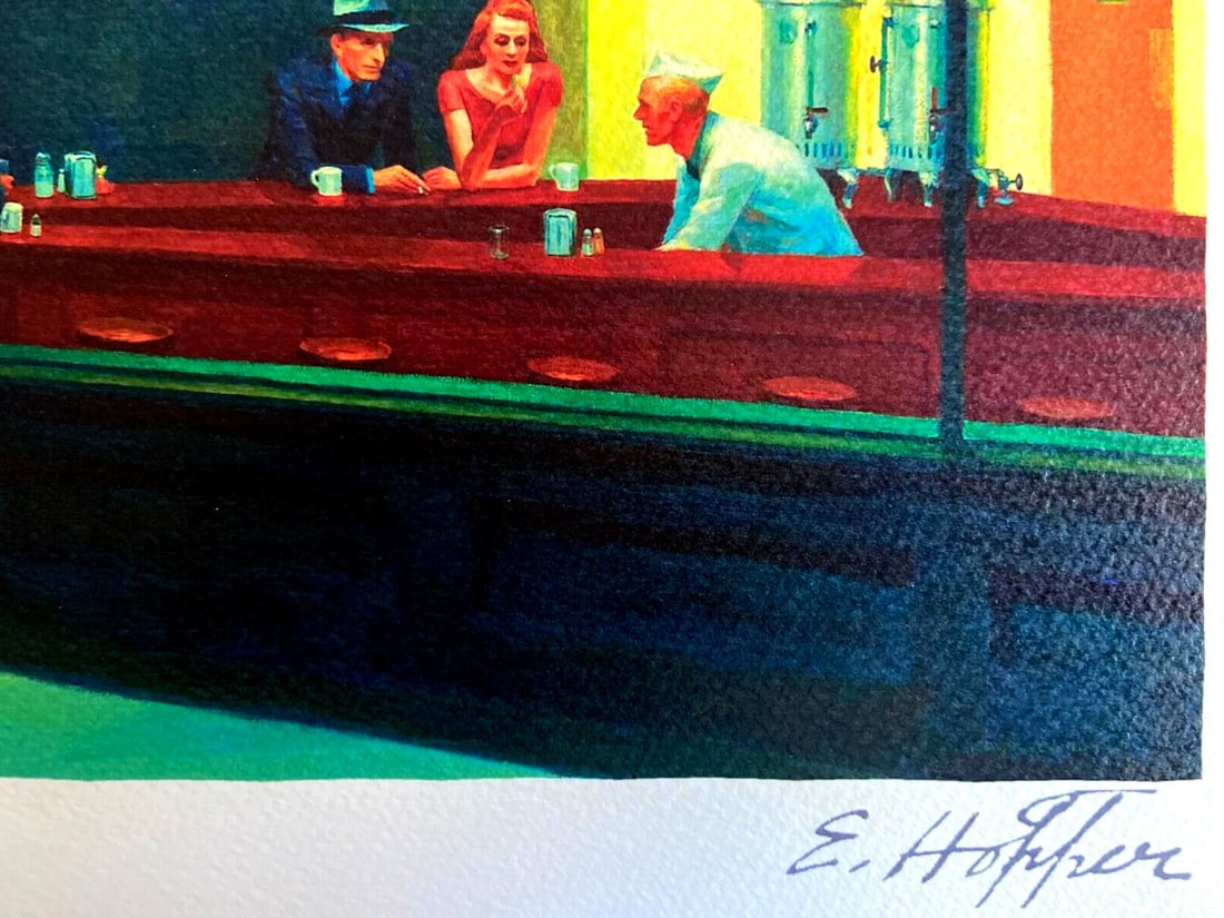 Certificate Edward Hopper Lithograph - 7