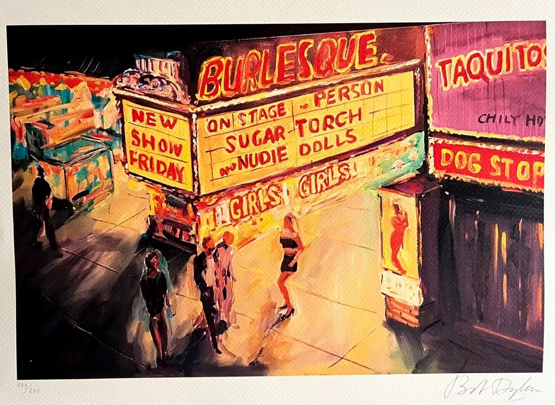 250 Bob Dylan Lithograph Op Numbered - 2