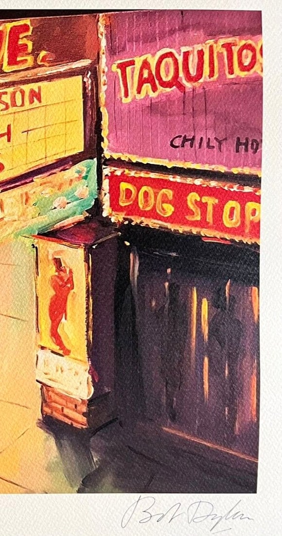 250 Bob Dylan Lithograph Op Numbered - 9