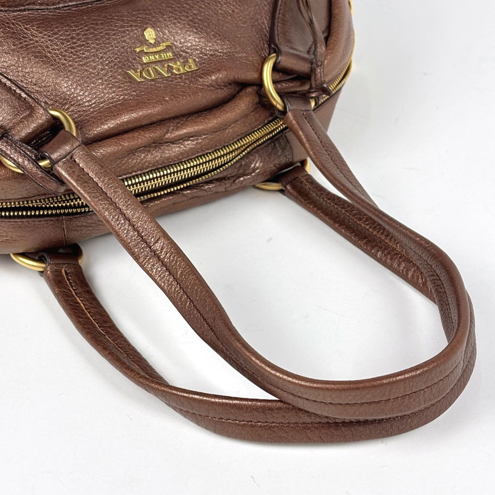 Prada Leather Shoulder Bag - 6