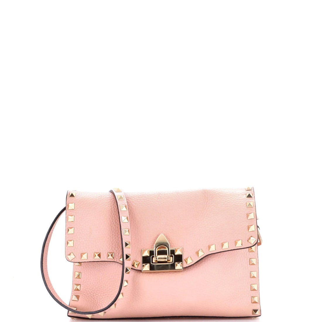 Valentino Garavani Rockstud Medium Leather Flip Lock Flap Bag (1 of 7)
