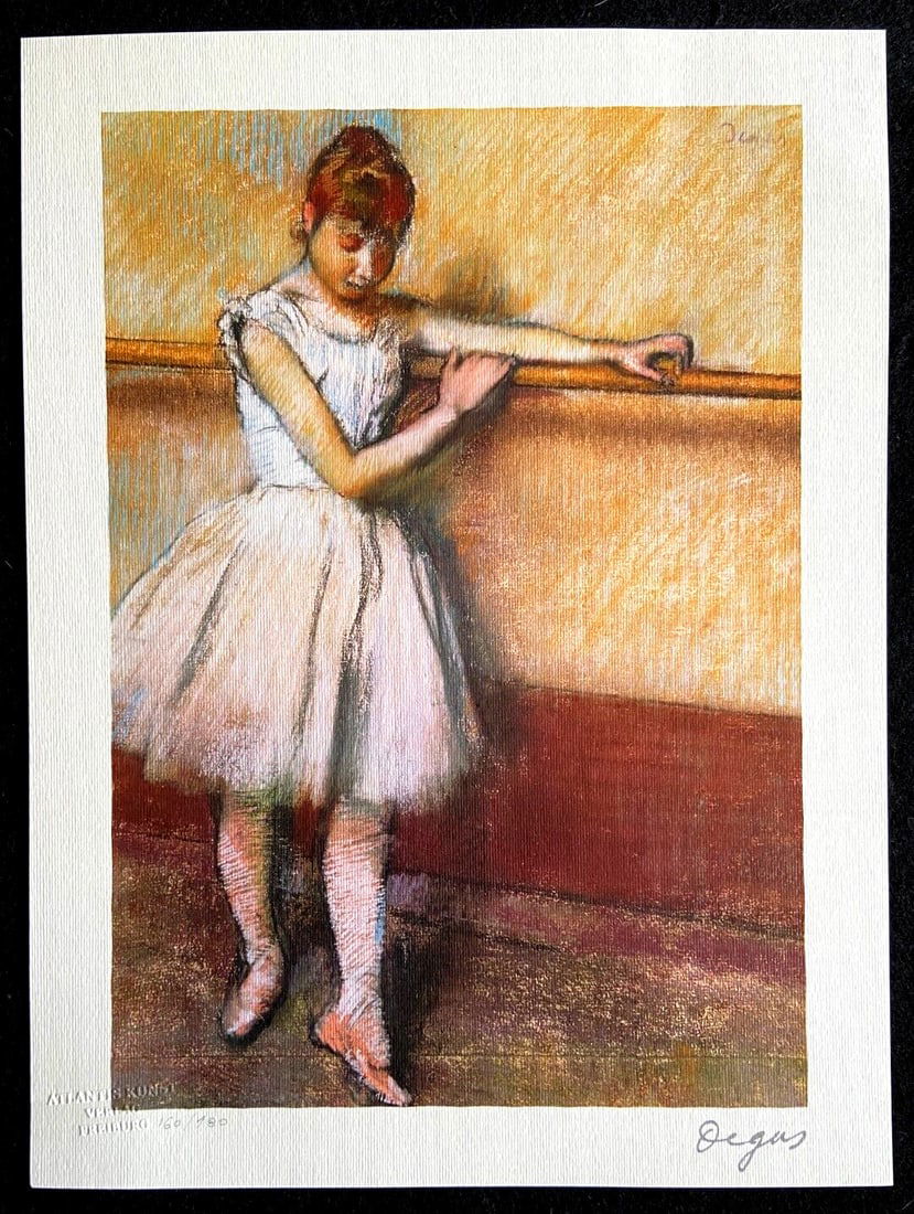 Numbered Lithograph - Edgar Degas - 2