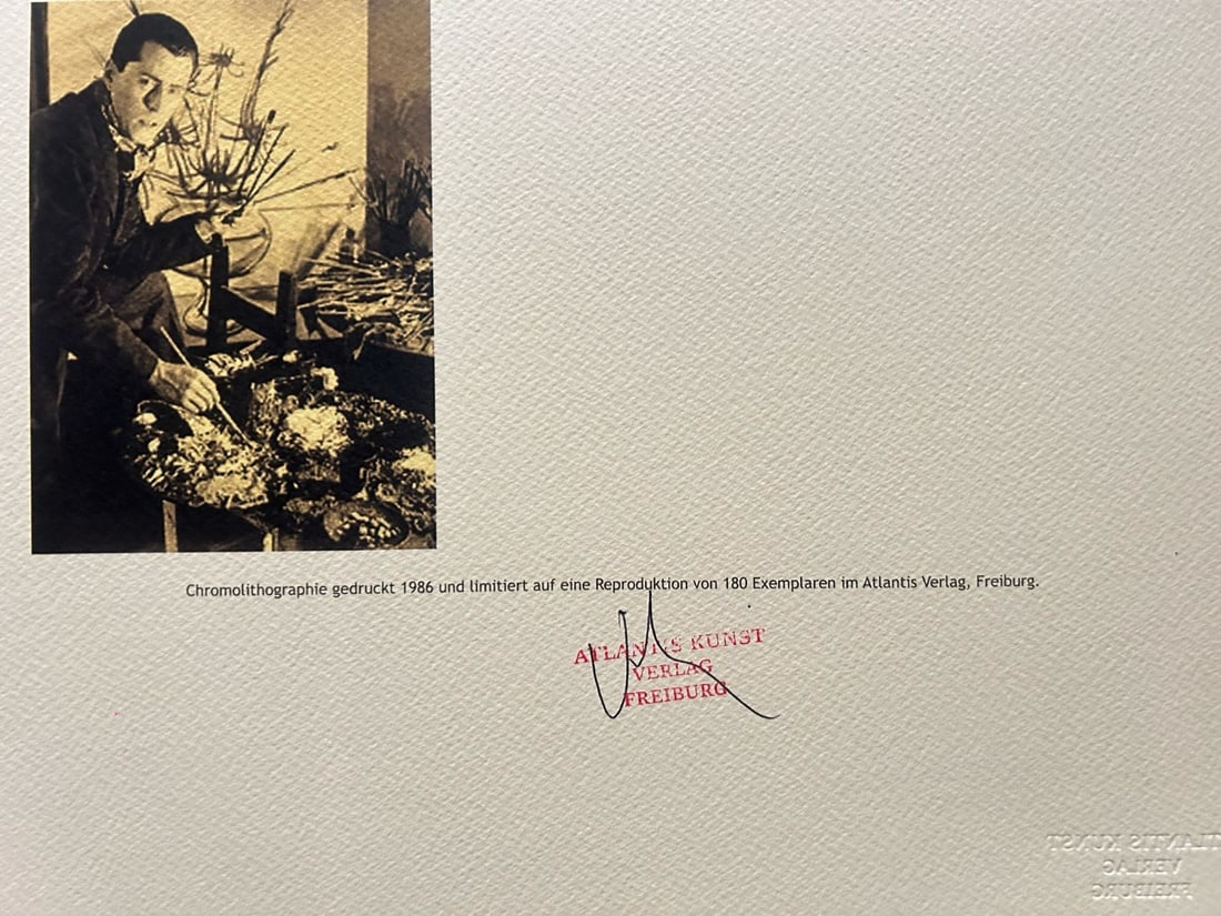 1986 Bernard Buffet Lithograph Op Numbered - 11