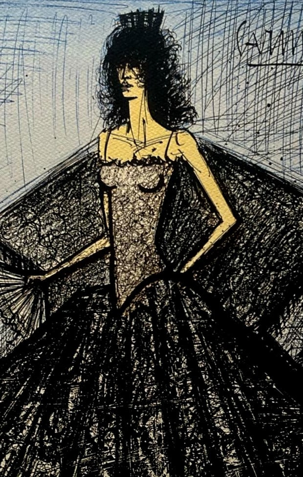 1986 Bernard Buffet Lithograph Op Numbered - 4