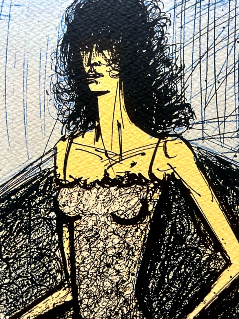 1986 Bernard Buffet Lithograph Op Numbered - 5