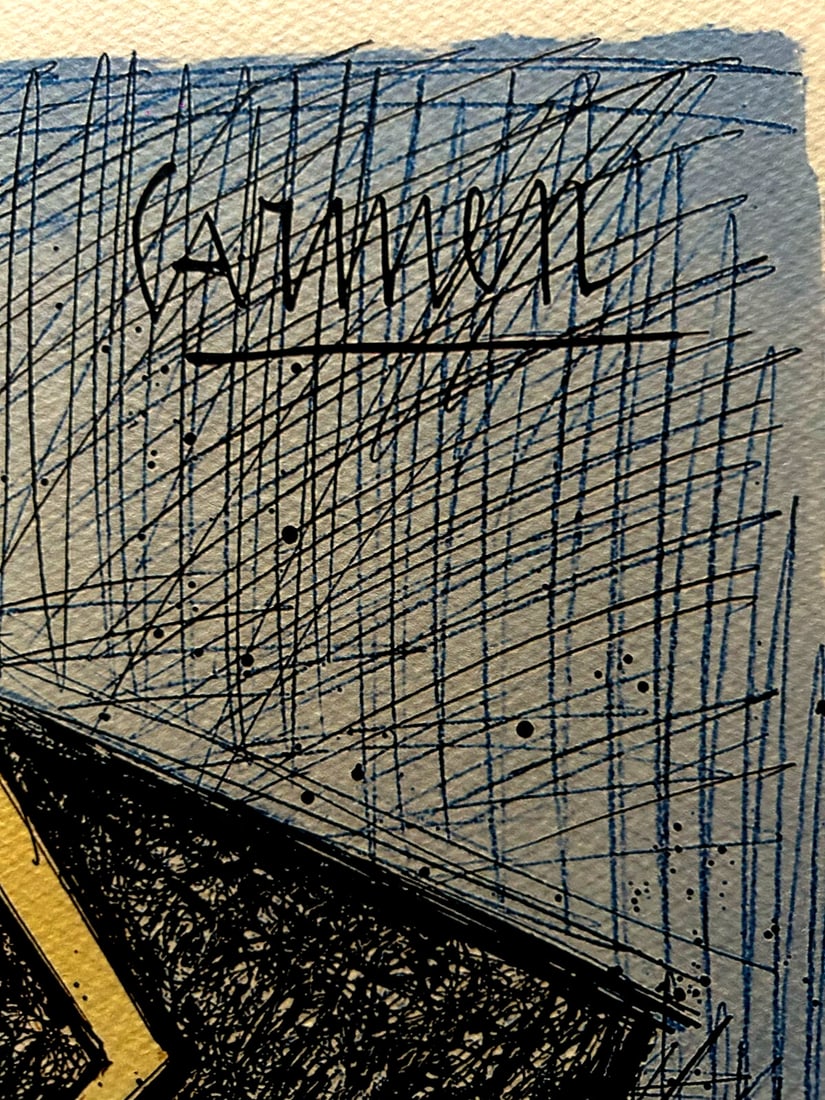 1986 Bernard Buffet Lithograph Op Numbered - 6