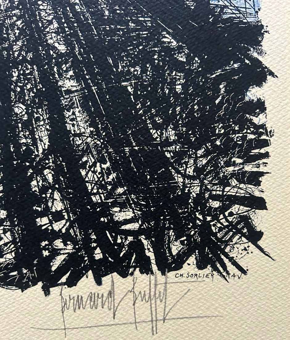 1986 Bernard Buffet Lithograph Op Numbered - 8