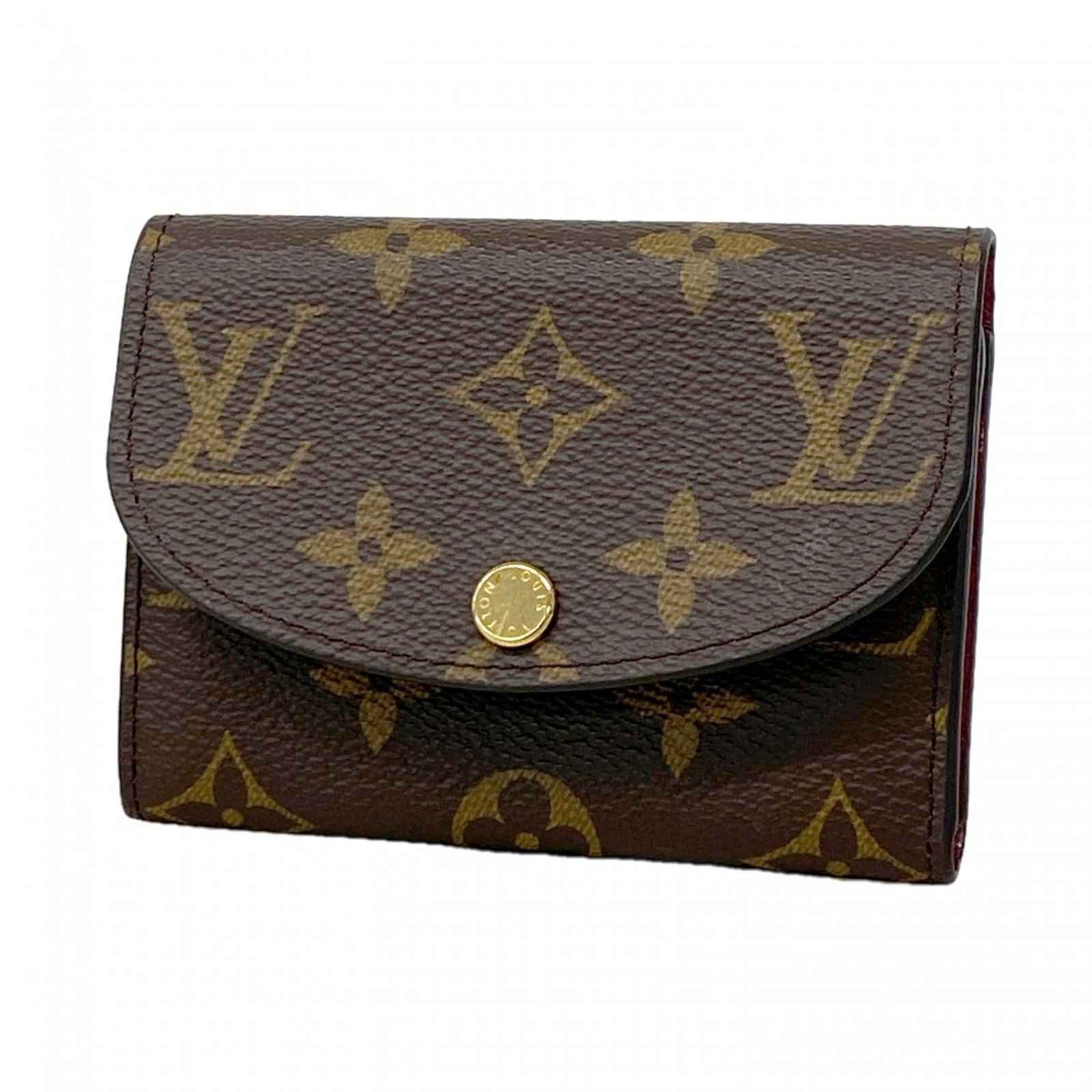 Louis Vuitton Coin Purse: Louis Vuitton Coin Purse A chic and timeless addition to any handbag collection, this Louis Vuitton coin purse boasts the iconic Monogram pattern in a vibrant fuchsia hue. With its compact size and