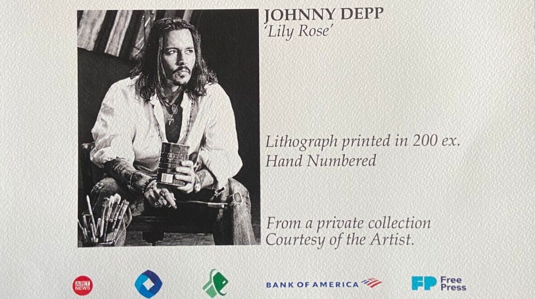 200 - Johnny Depp Lithograph - 11
