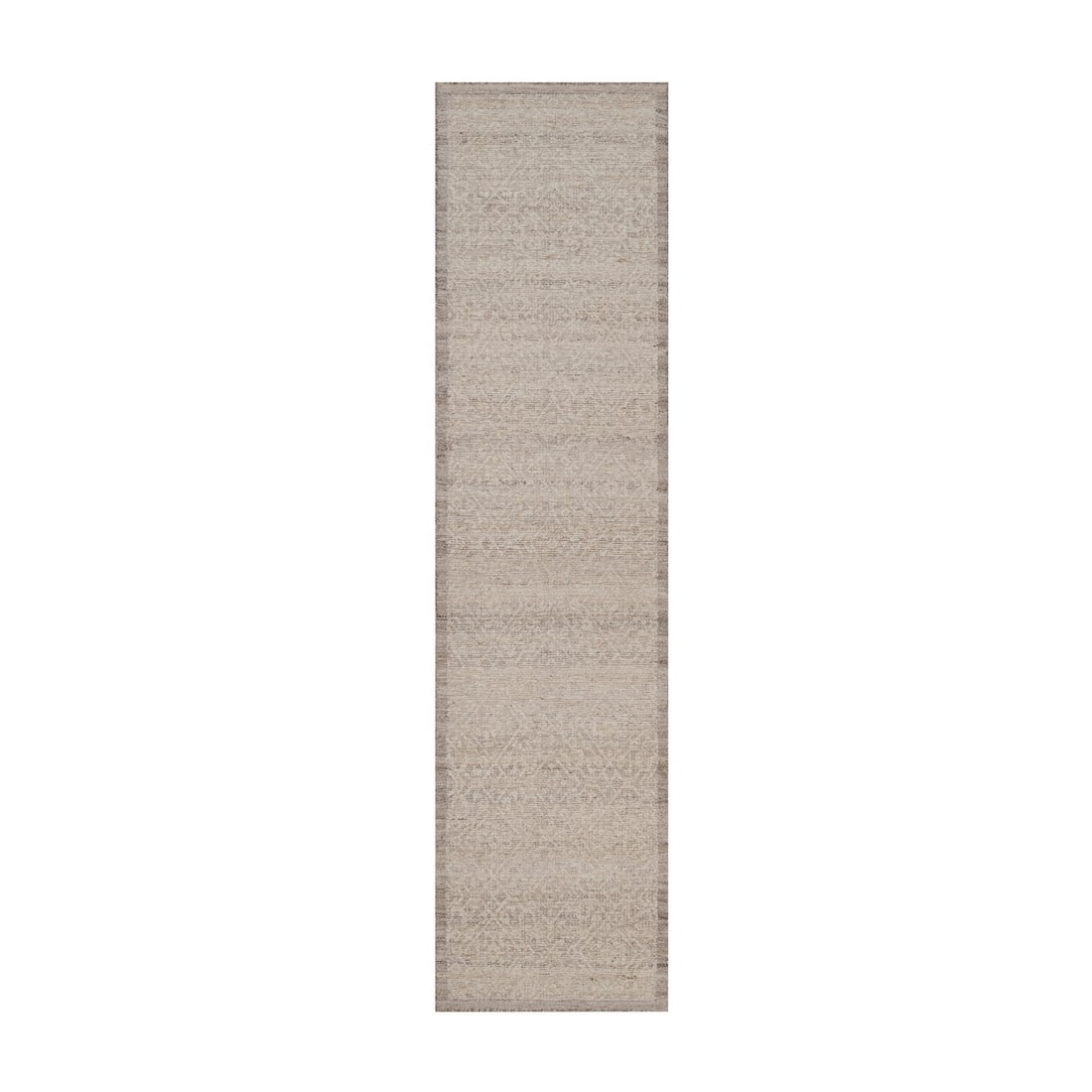 Brown Variegated Modern Hand-Knotted Runner Rug (2'5"x10'): Brown Variegated Modern Hand-Knotted Runner Rug (2'5"x10') Experience the warmth and sophistication of India's rich cultural heritage with this stunning Brown Variegated Modern Hand-Knotted Runner Rug