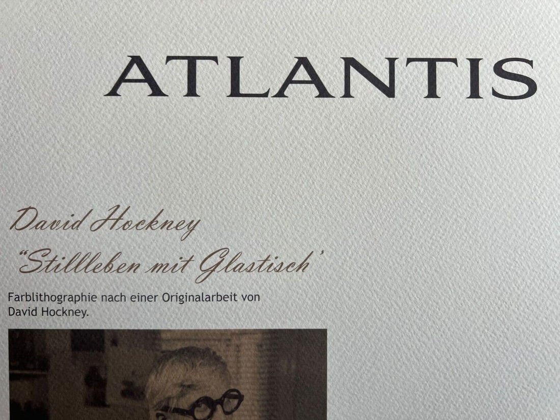 Lithograph David Hockney - 9