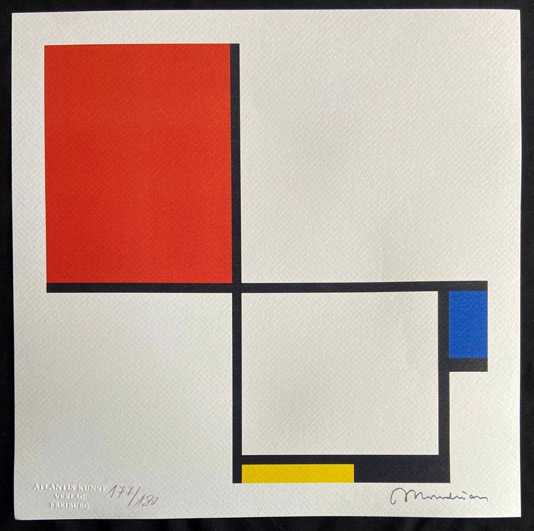 Numbered Piet Mondrian Lithograph: Numbered Piet Mondrian Lithograph A rare opportunity to own a piece of modern art history, this numbered lithograph by the renowned Dutch artist Piet Mondrian is a true treasure for collectors and fan