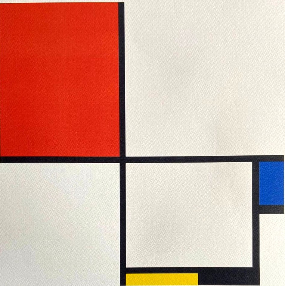 Numbered Piet Mondrian Lithograph - 2