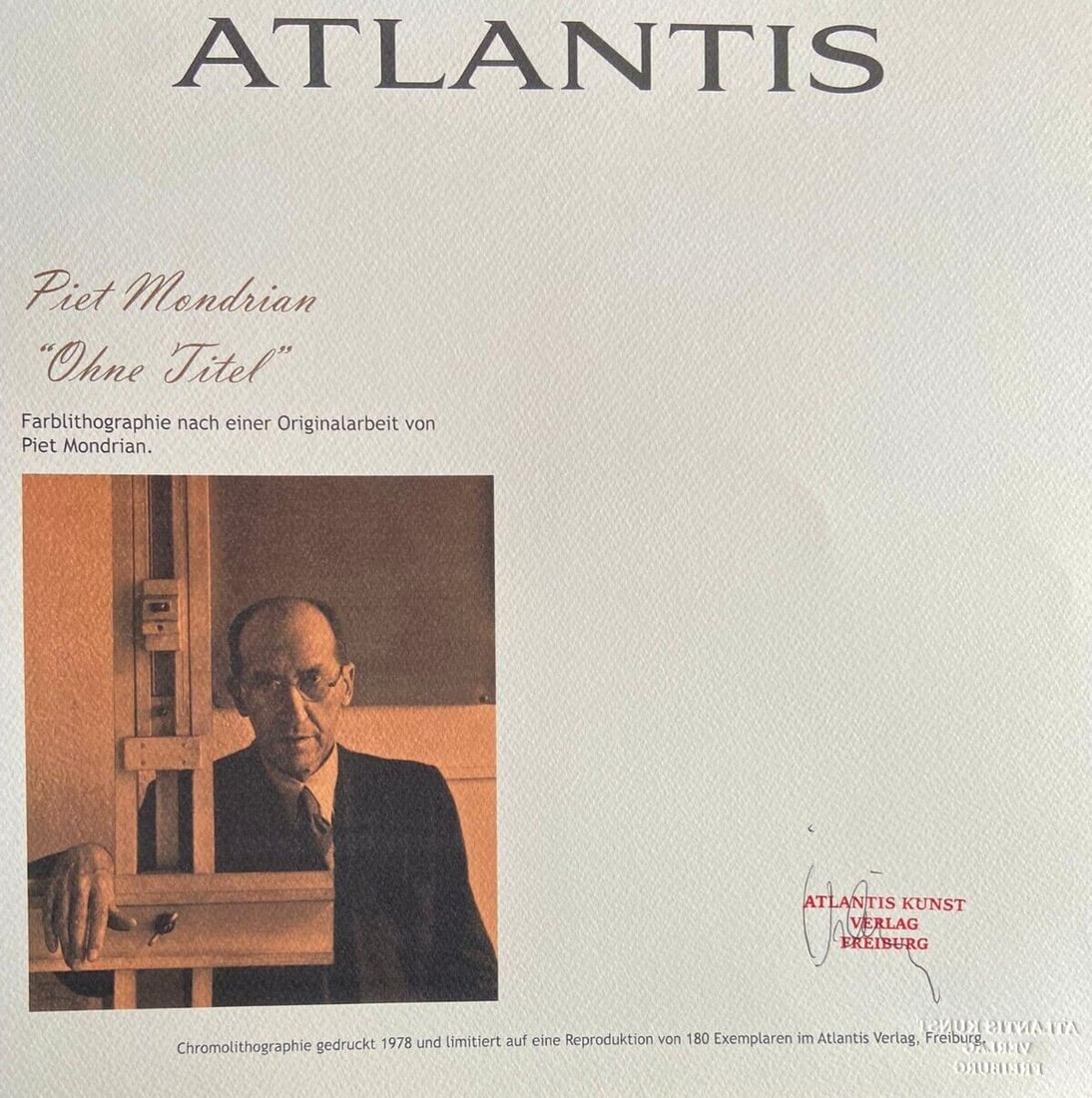 Numbered Piet Mondrian Lithograph - 6