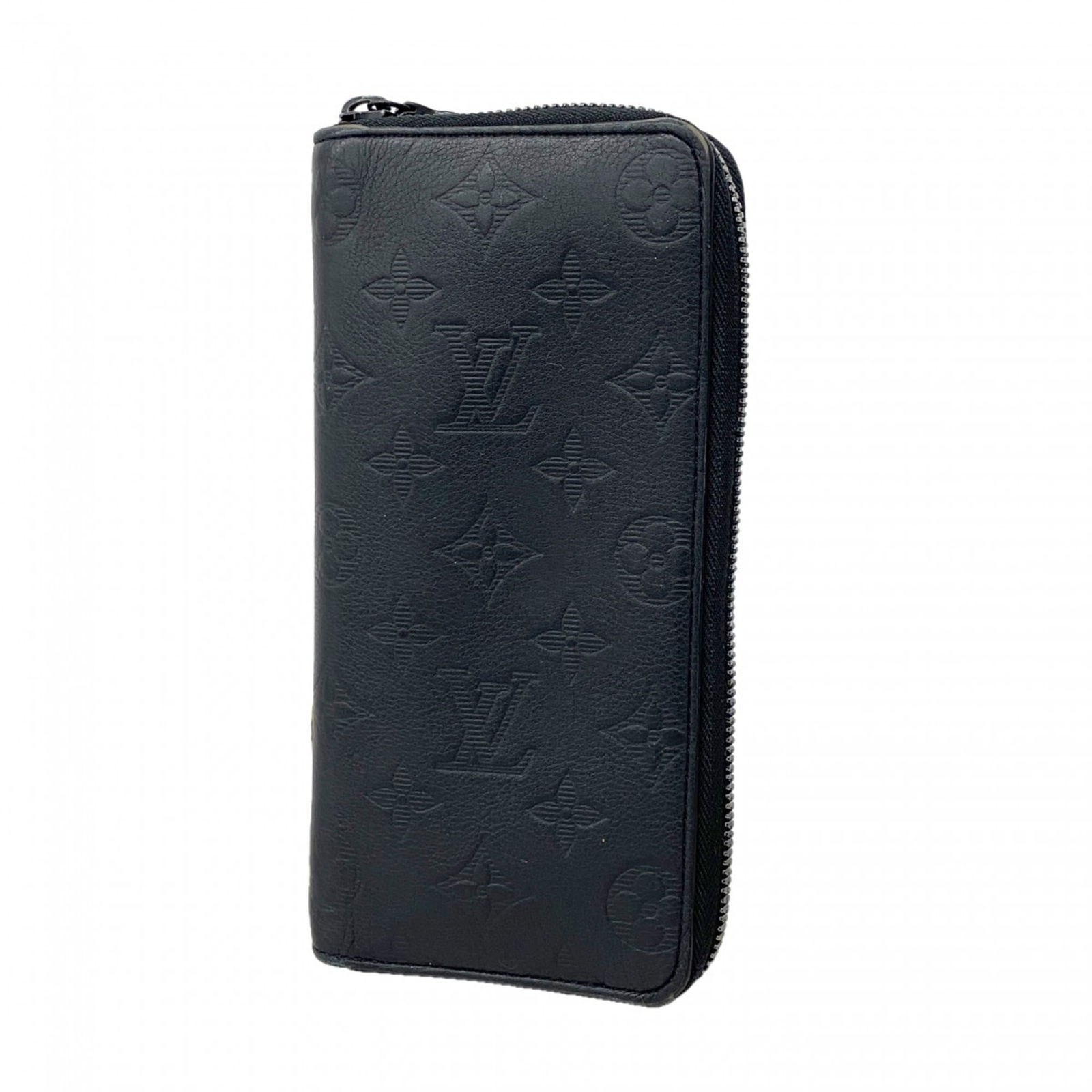 Louis Vuitton Bi-Fold Long Wallet: Louis Vuitton Bi-Fold Long Wallet A sleek and timeless accessory for the modern gentleman, this Louis Vuitton bi-fold long wallet boasts classic design and premium quality. With its durable black