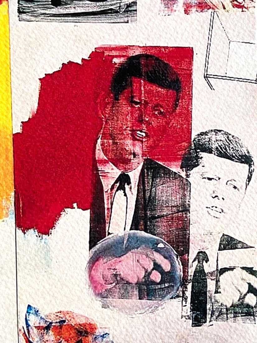 Rauschenberg Lithograph with Numbered Stamp - 3