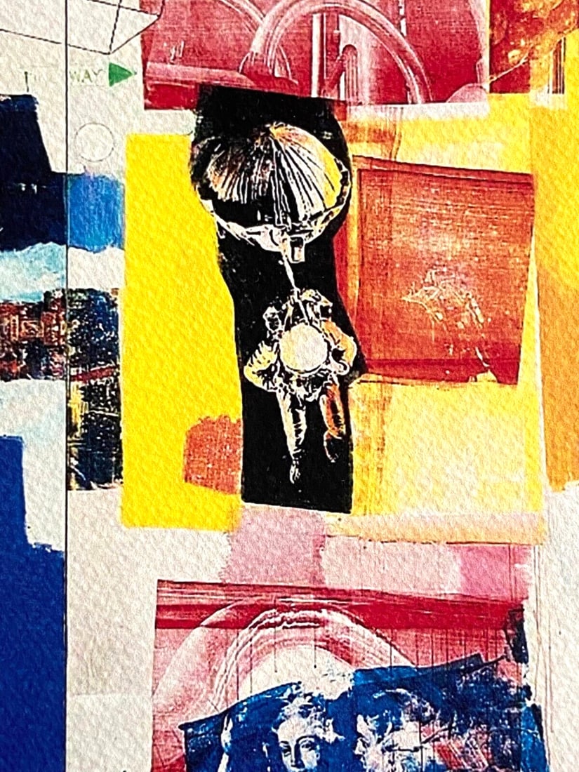 Rauschenberg Lithograph with Numbered Stamp - 4