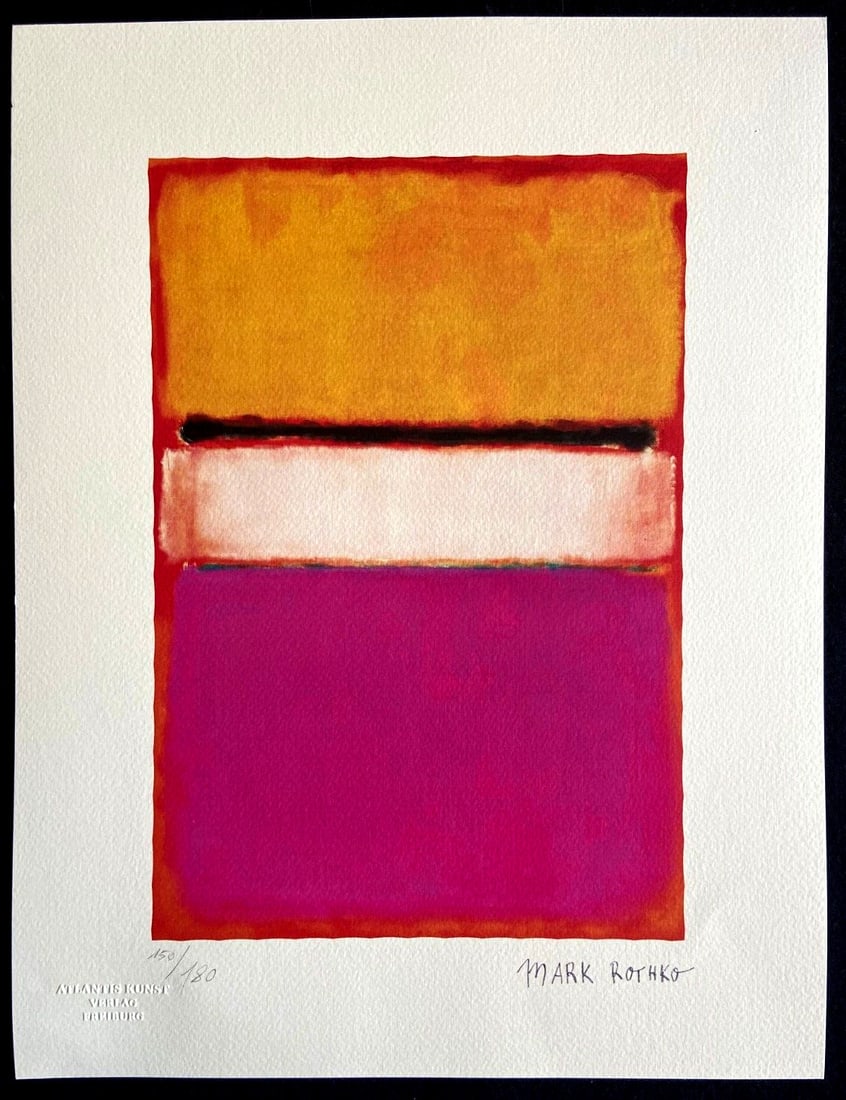 Lithograph Mark Rothko - 2