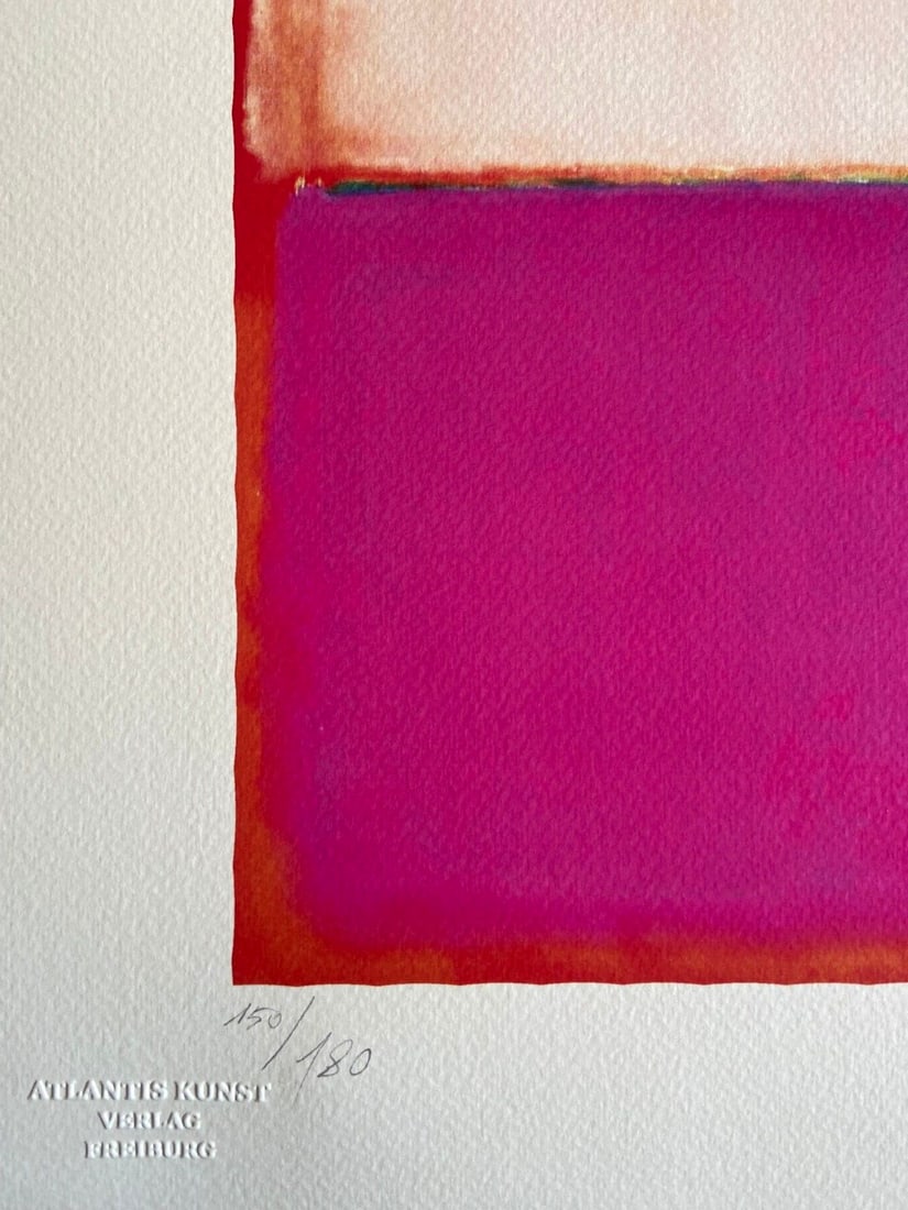 Lithograph Mark Rothko - 4