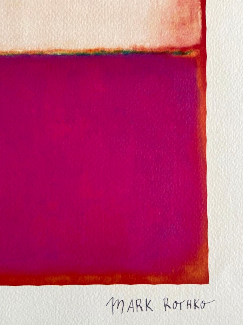 Lithograph Mark Rothko - 5