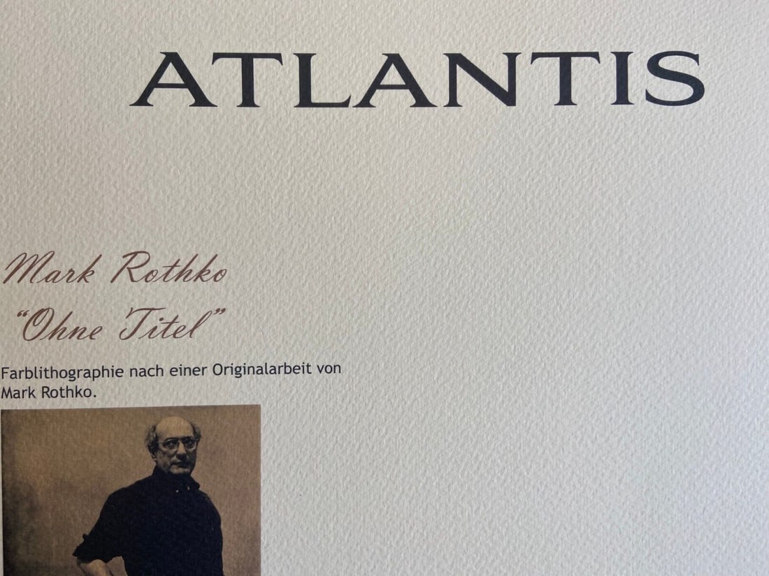 Lithograph Mark Rothko - 7