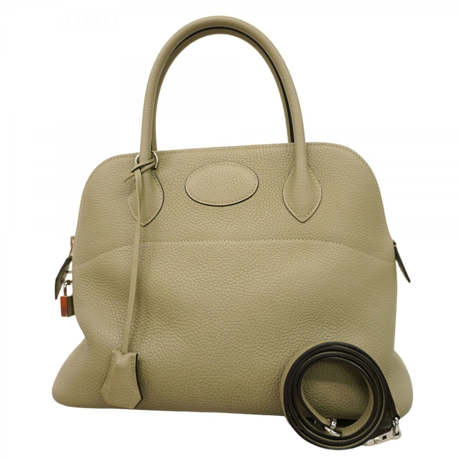 Hermes Taurillon Clemence Leather Handbag: Hermes Taurillon Clemence Leather Handbag The iconic Hermes Taurillon Clemence Leather Handbag is a timeless treasure, boasting the signature Taurillon Clemence leather that exudes elegance and