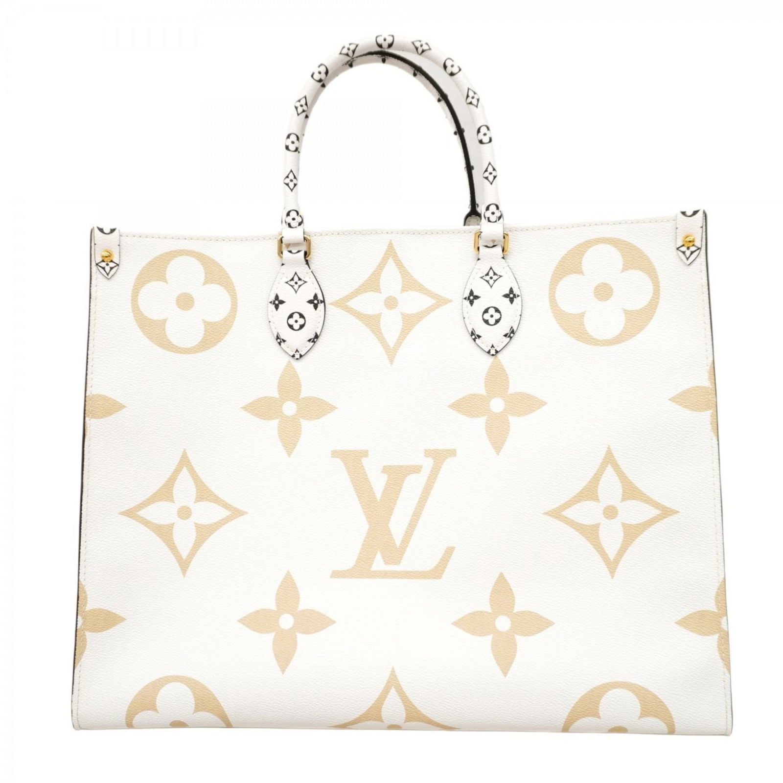 Bag Louis Vuitton Tote: Bag Louis Vuitton Tote A pre-owned Louis Vuitton tote in khaki, boasting the iconic monogram pattern and timeless design that exudes luxury and sophistication. With its classic 41cm size and durable