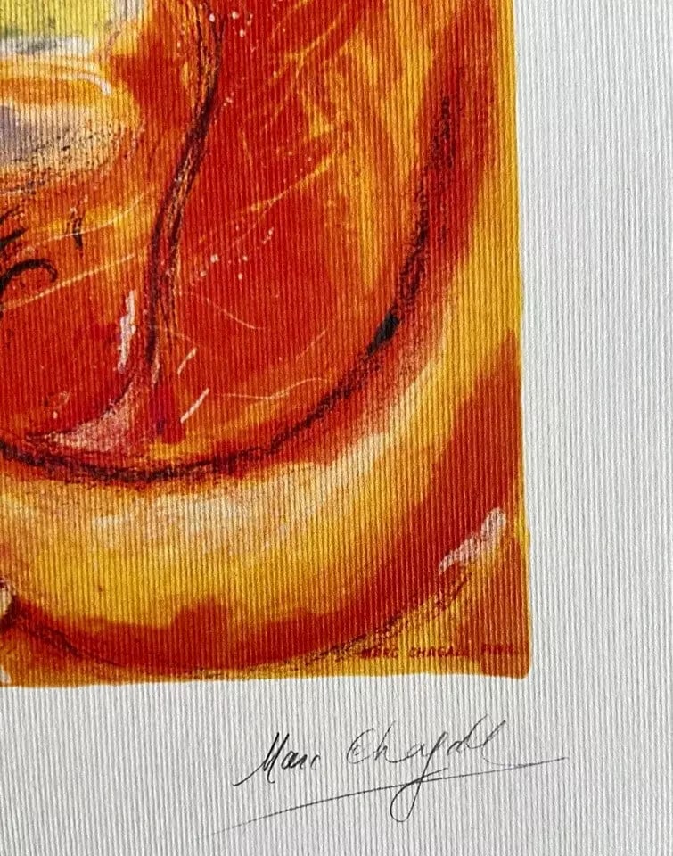 Limited Marc Chagall Lithograph Numbered - 10