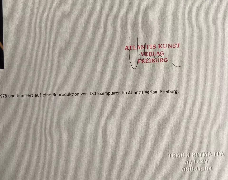 Limited Marc Chagall Lithograph Numbered - 14