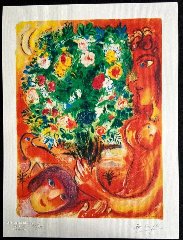 Limited Marc Chagall Lithograph Numbered - 2