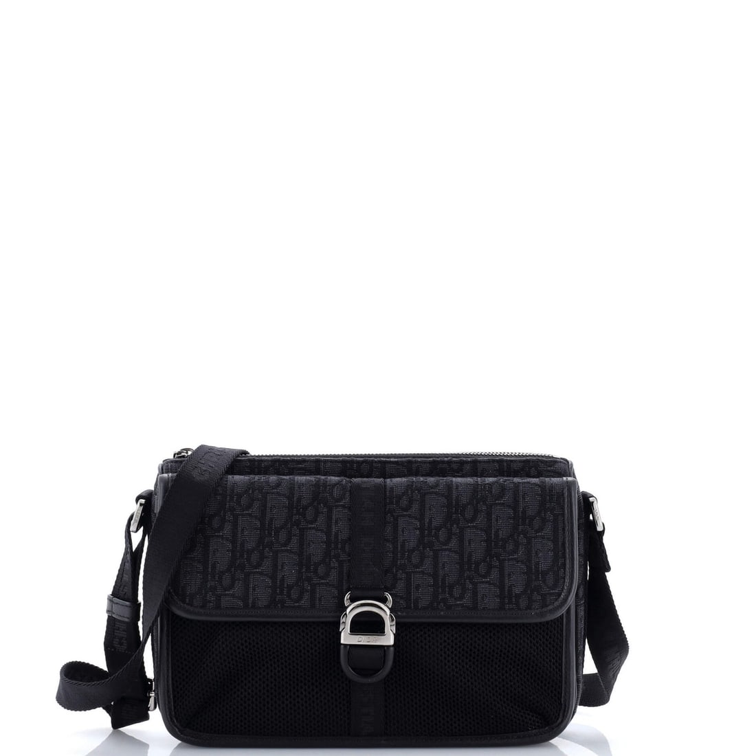 Small Christian Dior 8 Messenger Bag Oblique Canvas with Mesh: Small Christian Dior 8 Messenger Bag Oblique Canvas with Mesh Elevate your everyday style with the sleek and modern Christian Dior 8 Messenger Bag Oblique Canvas with Mesh. This chic cross-body bag