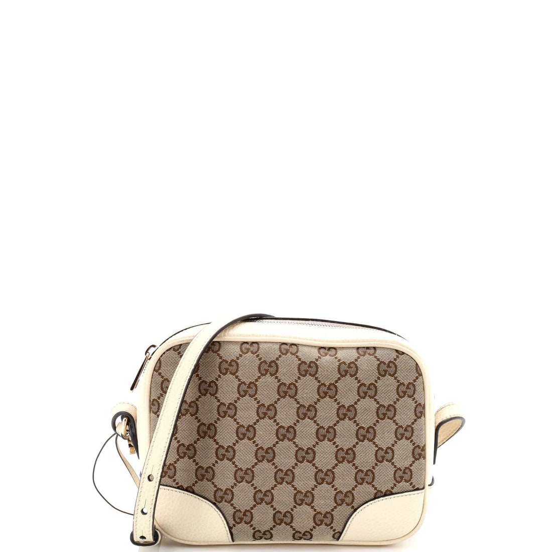 Gucci Bree Disco Mini Crossbody Bag (GG Canvas & Leather): Gucci Bree Disco Mini Crossbody Bag (GG Canvas & Leather) The Gucci Bree Disco Mini Crossbody Bag is a chic and versatile accessory that adds a touch of luxury to any outfit. With its neutral brown