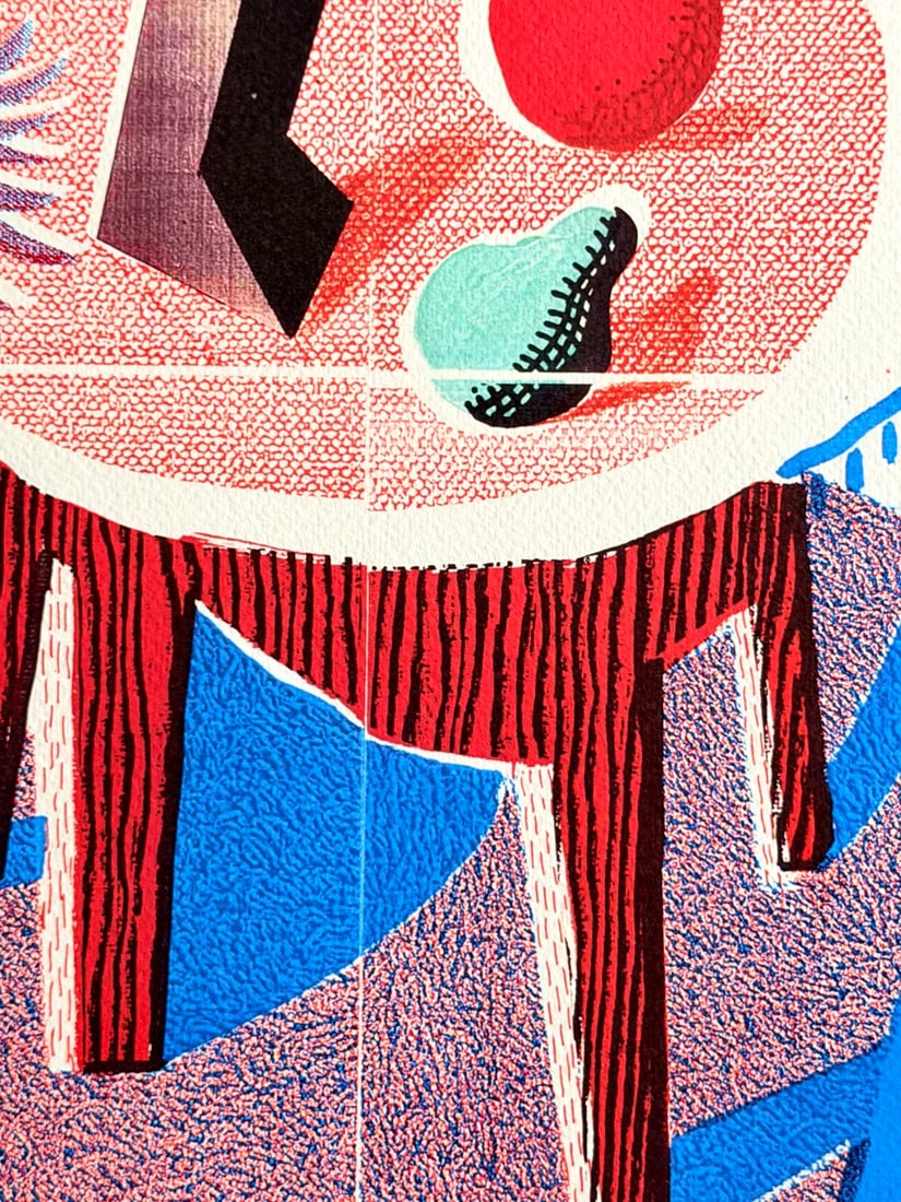 David Hockney Lithograph 'Rain' (Numbered) - 5