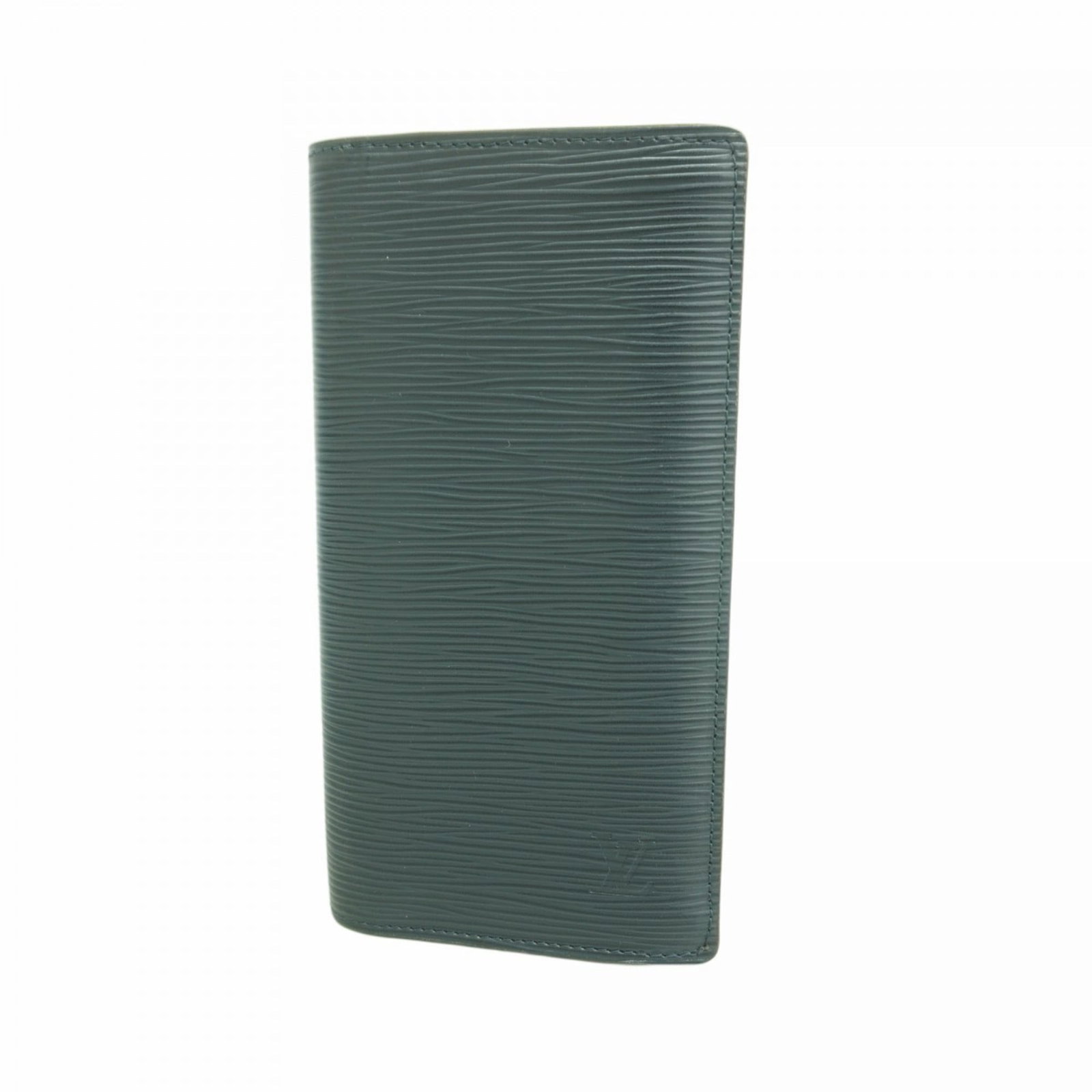 Louis Vuitton Bi-Fold Long Wallet: Louis Vuitton Bi-Fold Long Wallet A pre-owned Louis Vuitton Bi-Fold Long Wallet in navy blue, featuring the iconic monogram pattern, is up for grabs. With its classic bi-fold design and spacious