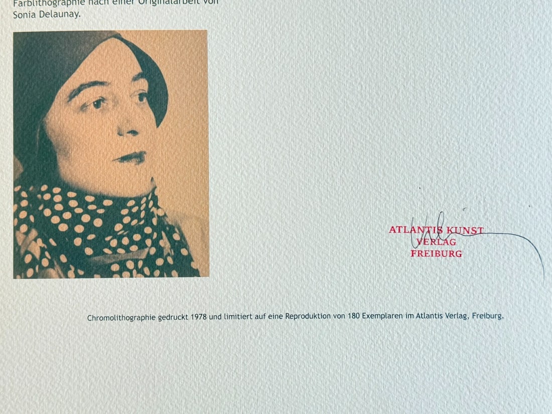 Numbered Sonia Delaunay Lithograph - 8