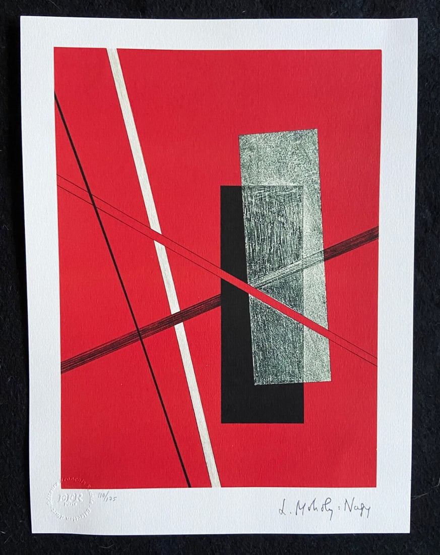 Laszlo Moholy-Nagy Lithograph #Op - 2