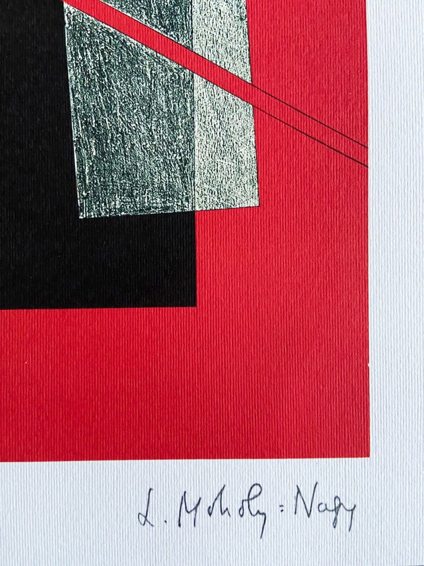 Laszlo Moholy-Nagy Lithograph #Op - 7