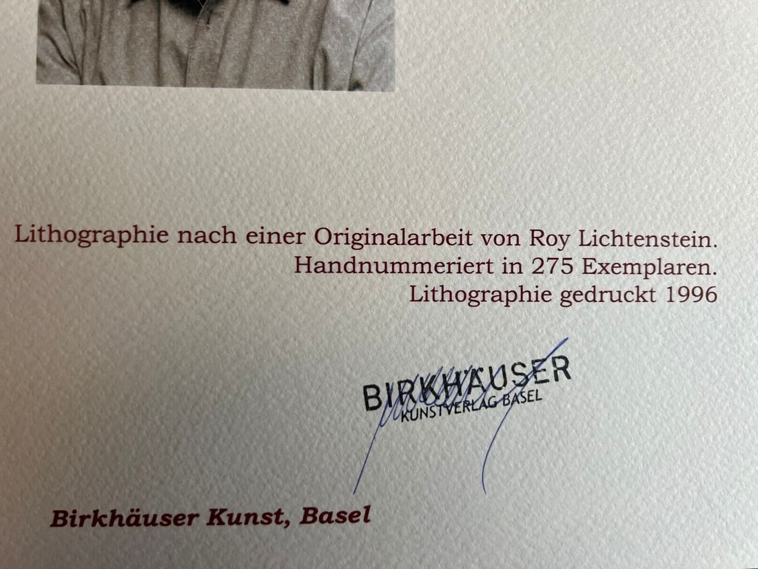 Roy Lichtenstein Lithograph #Op - 12