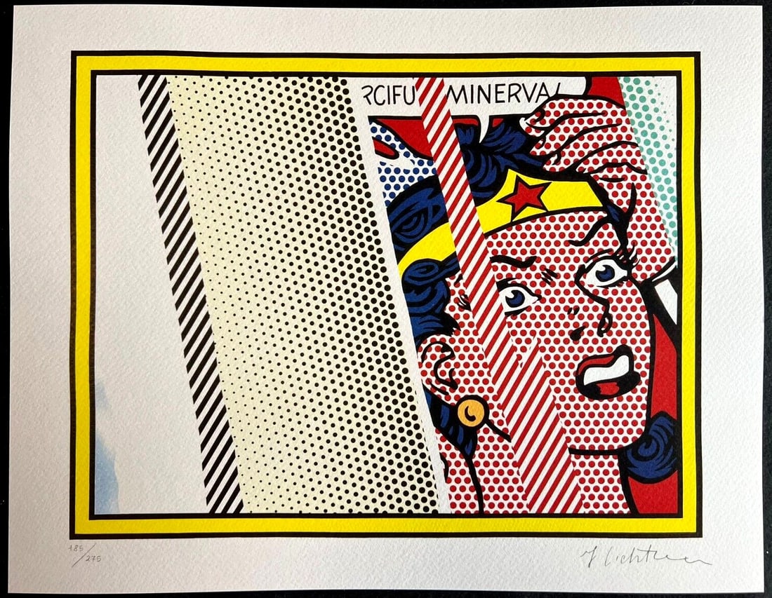 Roy Lichtenstein Lithograph #Op - 2