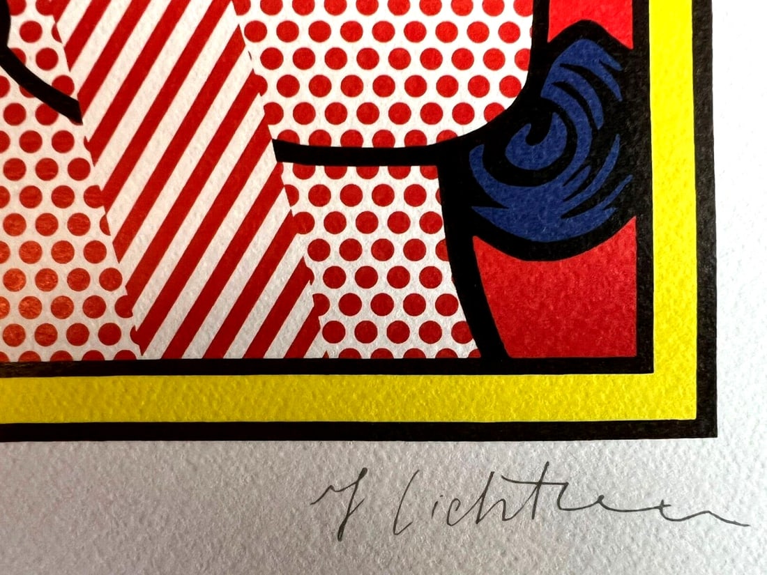 Roy Lichtenstein Lithograph #Op - 9