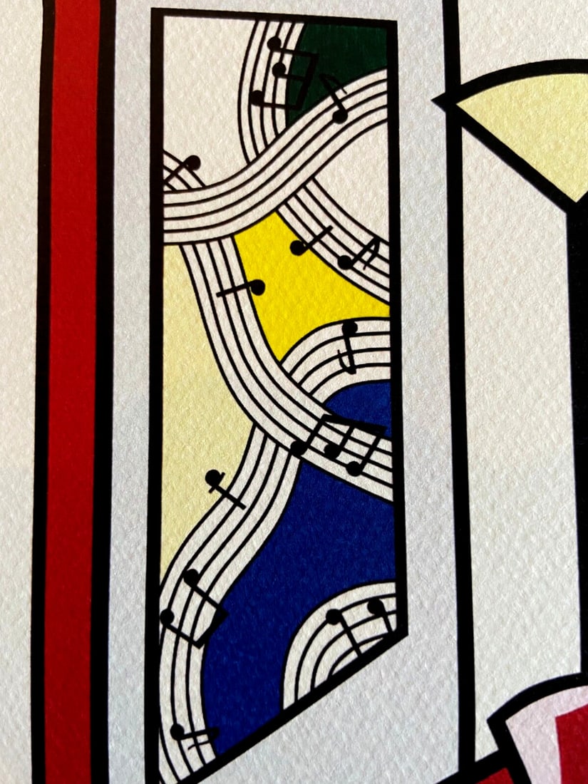 Numbered Roy Lichtenstein Lithograph - 6