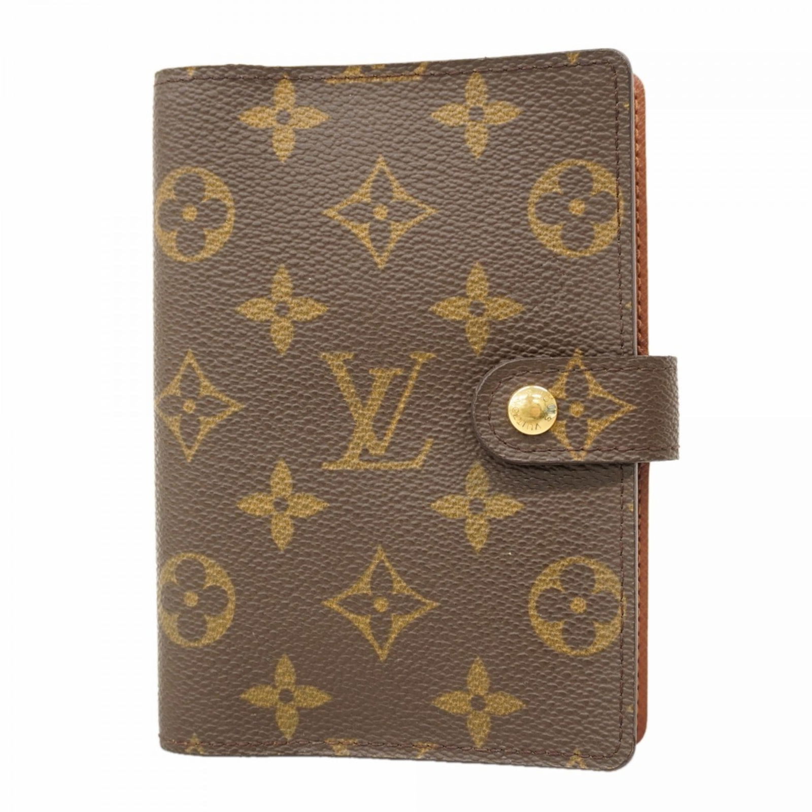 Louis Vuitton Monogram Agenda PM Planner Cover for Men & Women in Brown: Louis Vuitton Monogram Agenda PM Planner Cover for Men & Women in Brown Add a touch of luxury to your daily planner routine with this authentic Louis Vuitton Monogram Agenda PM Planner Cover in rich