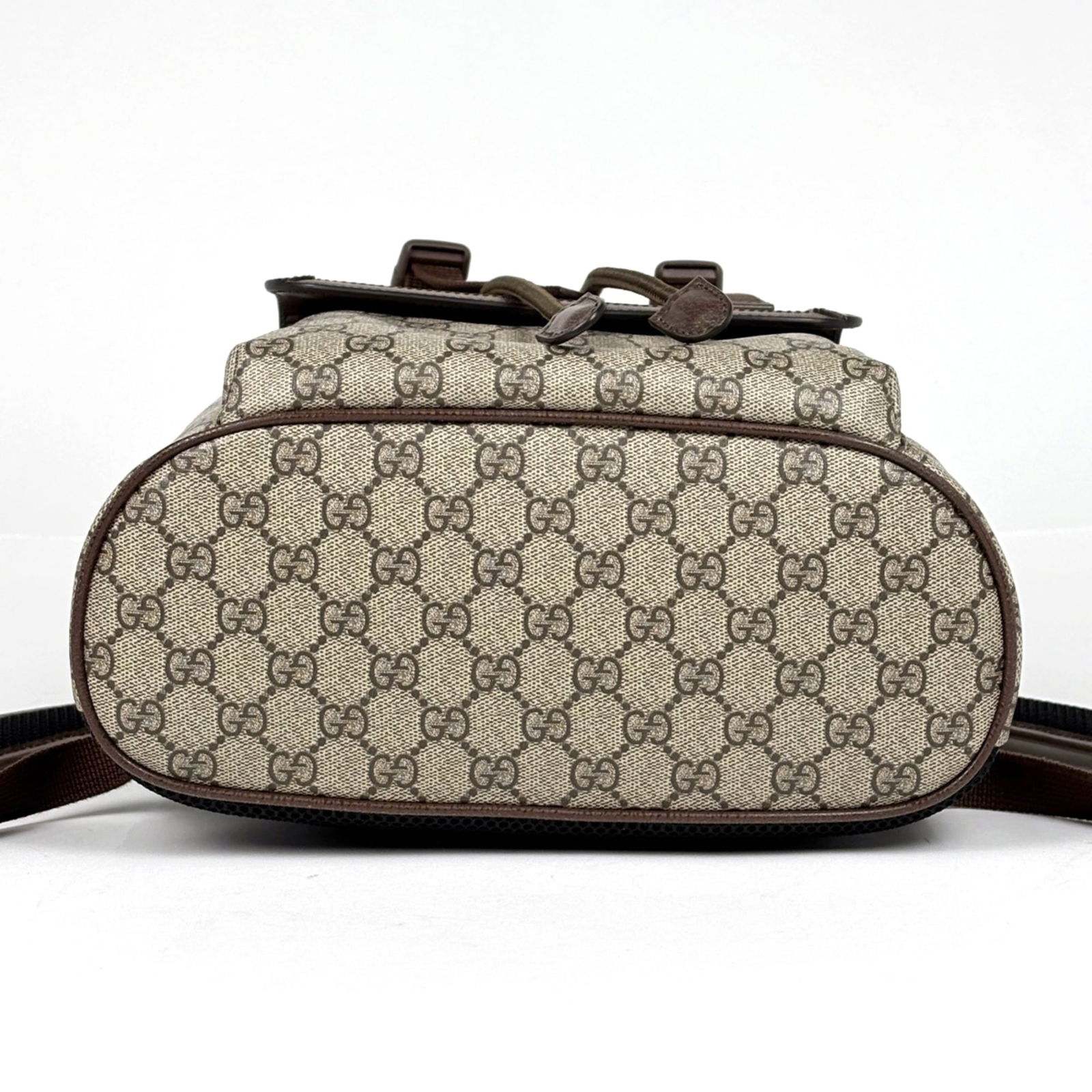 Gucci Coated Canvas Leather Backpack - 3