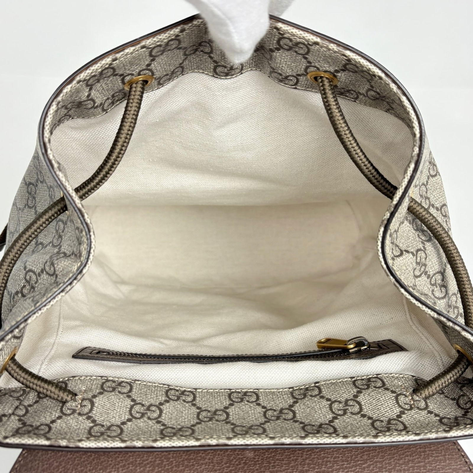 Gucci Coated Canvas Leather Backpack - 9